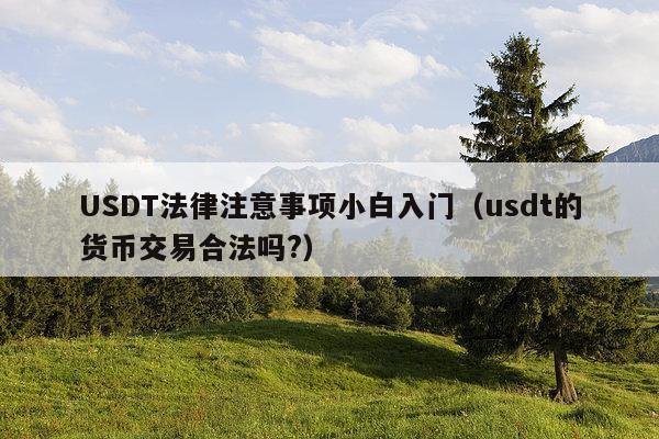 USDT法律注意事项小白入门（usdt的货币交易合法吗?）